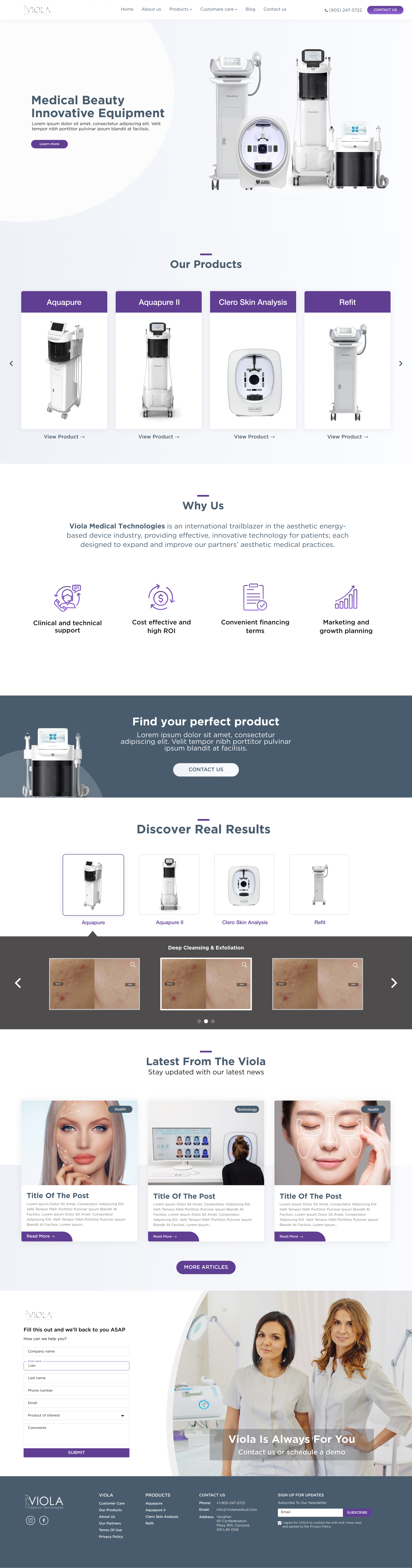 Viola Medical - Home Page