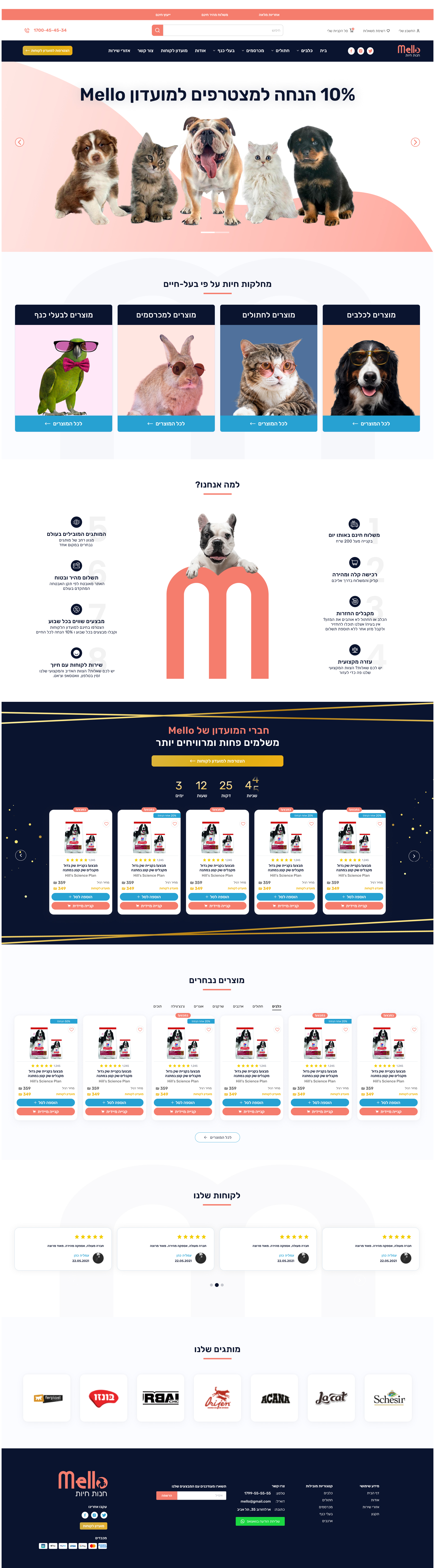 Mello Pet Shop - Home Page